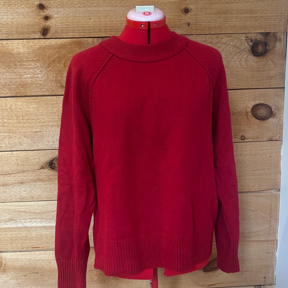 Banana Republic Red Crewneck Sweater